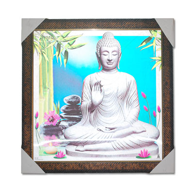 "5 D Buddha Photo Frame -code 434-002 - Click here to View more details about this Product